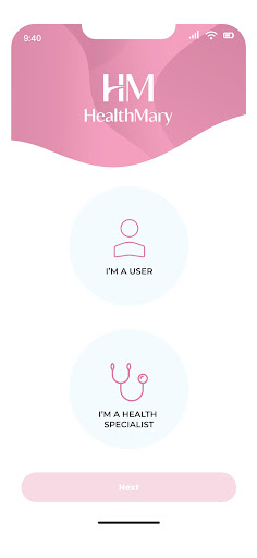 HealthMary Screen 3