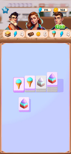 Android application DESSERT MATCHUP:Merge and Sell screenshort