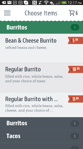 Affegf Mexican Food, Inc. Screen 3