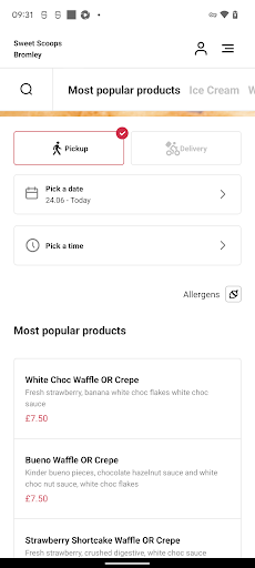 Sweet Scoops Screen 3