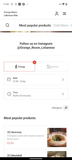 Orange Room Lebanese Mile Screen 3