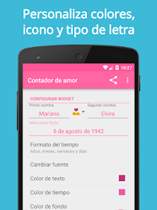 tono T Samuel Contador del AMOR Widget - Apps en Google Play