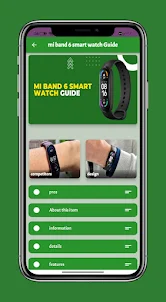 mi band 6 smart watch Guide