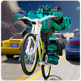 Robot Bicycle Traffic Rider icon