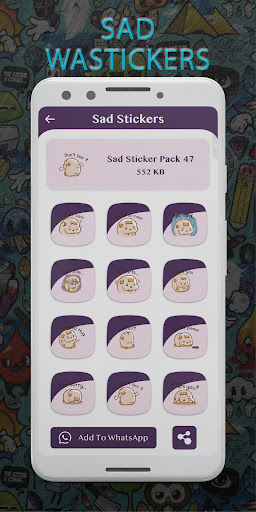 Sad Stickers for Whatsapp