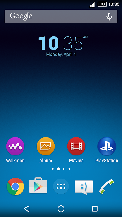 MonoChrome Blue for Xperia - 1.5.0 - (Android)