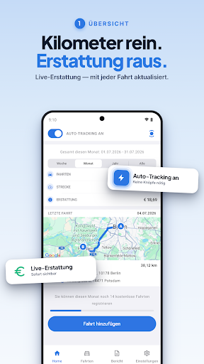 Fahrtenbuch Finanzamt Tripbook screenshot 2