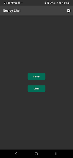 Android application Nearby Chat screenshort