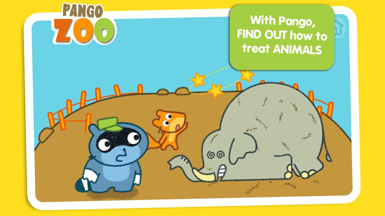 Android application Pango Zoo : interactive story screenshort