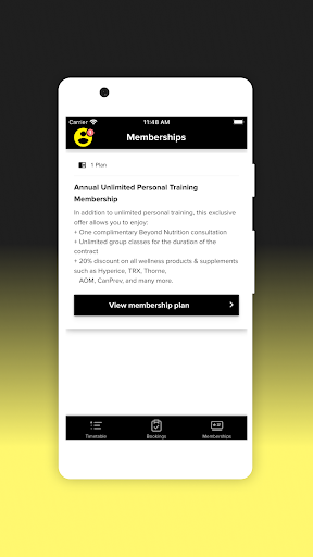 Innovative Fitness Booking Screen 3