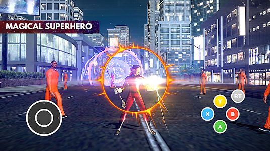 Magic Dr Super-Herói Lutando
