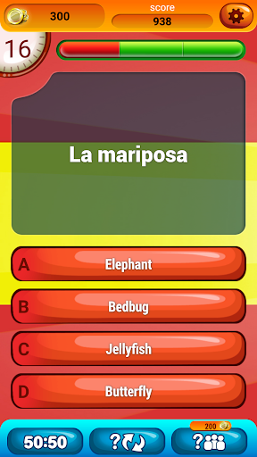 Spanish Vocabulary Quiz Game 9.0 screenshots 4