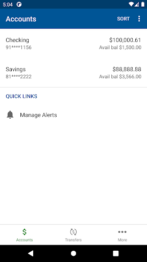 Brightview Credit Union Screen 3