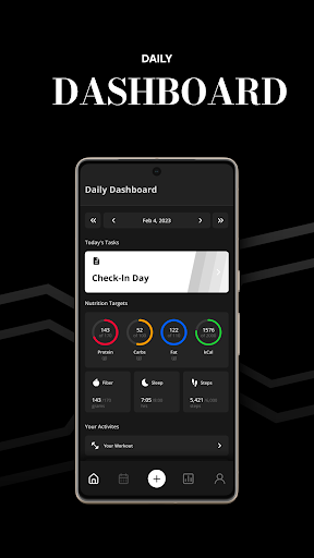 Exerclinic Training App Screen 2