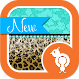 Cheetah & Lace Theme GO SMS icon