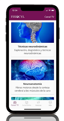 Android application Fisiocyl screenshort