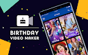 screenshot of Birthday Video Maker 2025