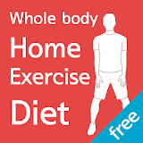 Home exercise diet free(body) icon