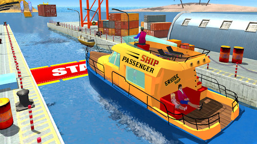 Water Boat Taxi Simulator Ship  screenshots 2