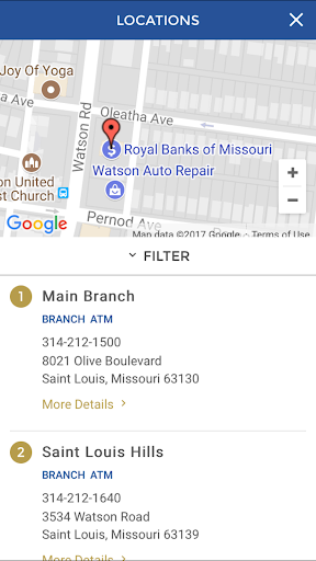Royal Banks of Missouri Screen 2