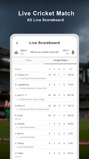 Live Cricket TV & Score Screen 2
