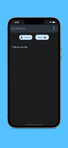 Android application txt Editor - Text Editor screenshort