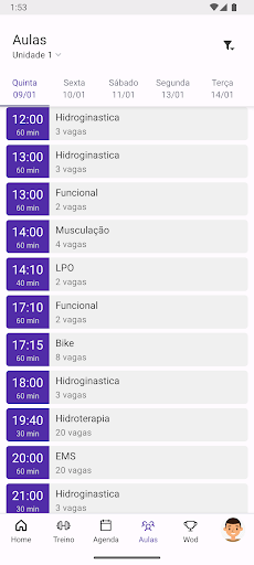 Hubfit Aluno Screenshot 3 - AppWisp.com