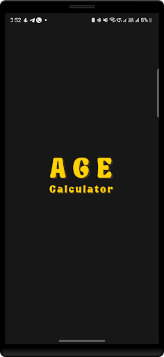 Android application Age Calculator screenshort