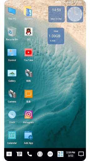 Winner Launcher for Windows UE - Personalization - apps