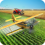 Flying Drone Farming Air Plane Flight Simulator 18 icon
