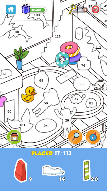 Sticker Puzzle:Color by Number - 1.0.4 - (Android)
