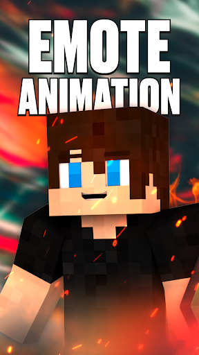 Android application Emote Animation Mod for Mcpe screenshort
