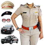 Women police suit photo editor