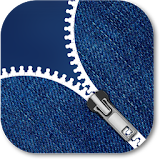 Jeans Zip lock screen icon