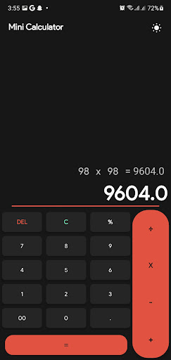 Mini Calculator Screen 3