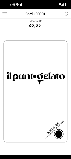 Android application Il Punto Gelato screenshort