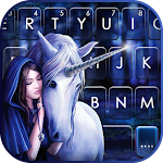 Cover Image of Télécharger Unicorn Fairytale Keyboard Bac  APK