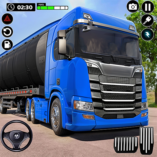 Oil Truck Simulator Driving 3D logo