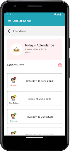 Android application AbKidz School - KidKonnect™ screenshort