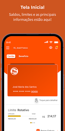 Android application Cartão Pague Menos screenshort