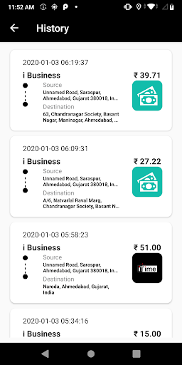 iTime - Cab Driver Screen 2