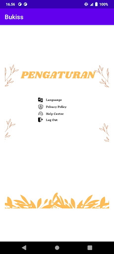 Android application Bukis screenshort