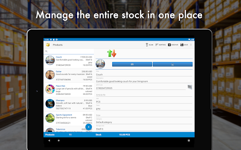 Storage Manager : Stock Tracker