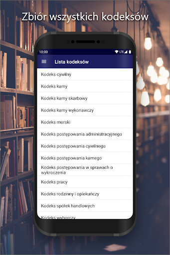 Android application Kodeksy (polskie kodeksy) screenshort