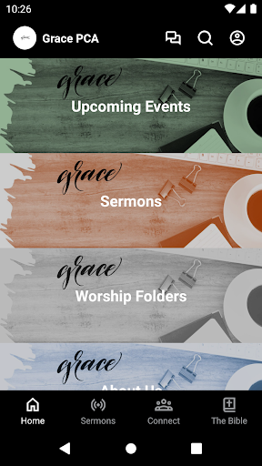 Android application Grace PCA Blairsville screenshort