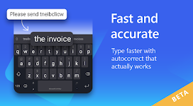 screenshot of Microsoft SwiftKey Beta