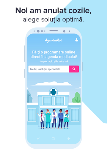 Android application AgendaMed pentru pacienți screenshort