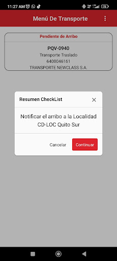 Android application Centinela screenshort