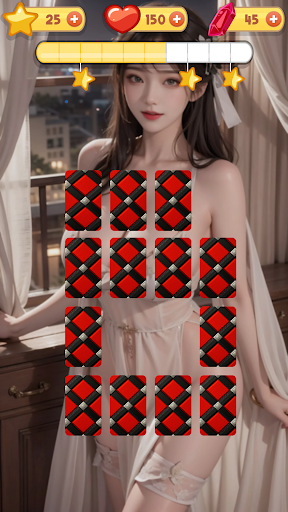 Match Girl Card Flip screenshot 1