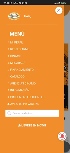 Dinamo APP Screen 2